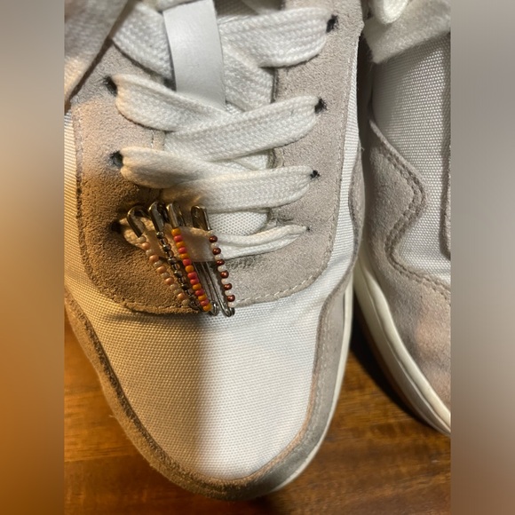 LOEFFLER RANDALL KEIRA LOW TOP SNEAKER INCEMENT/MOCHA LEOPARD EUC size 7 - Picture 10 of 13